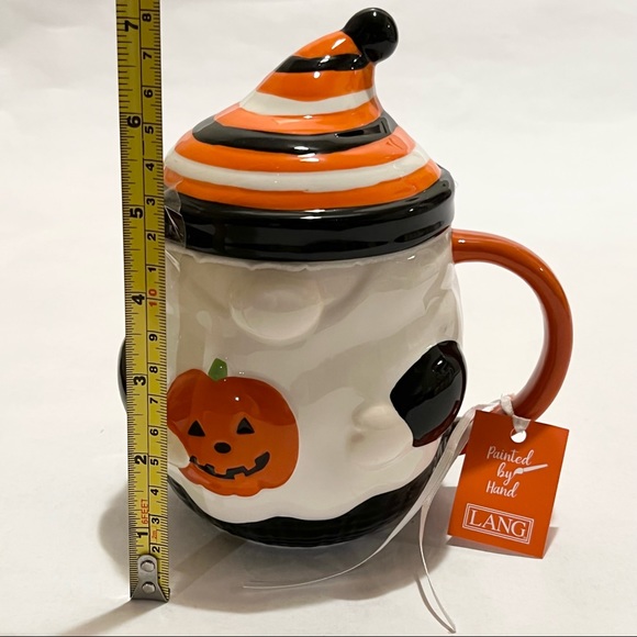 Lang Halloween Gnome Ceramic Mug with Topper - Picture 11 of 12